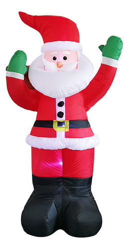 Decoración Inflable De Papá Noel, 180 Cm