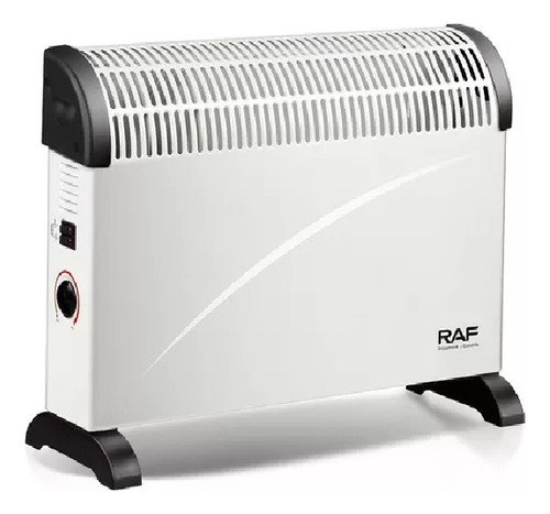 Estufa Calentador De Conveccion Electrico 2000w Raf R.1176 Color Blanco