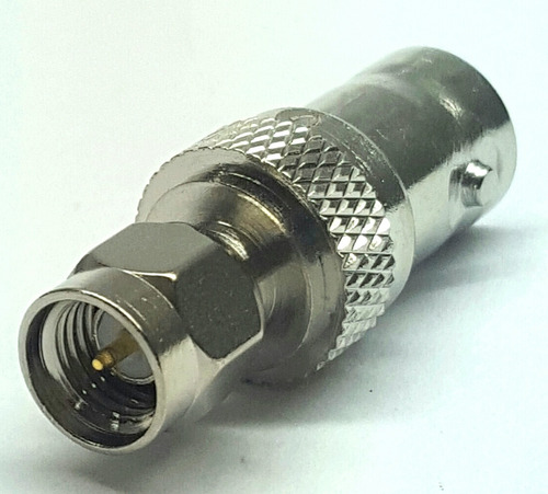 Conector Adaptador Sma Macho A Bnc Hembra