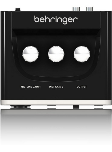 Placa De Sonido Behringer U-phoria Um2 Usb C/phantom Y Xlr