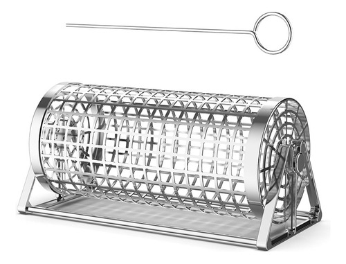 Parrilla De Acero Inoxidable Portátil Redonda Para Barbacoa