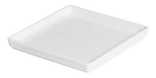 Prato Square Vem 13,5x13,5 Linha Profissional Cook Cor Branco