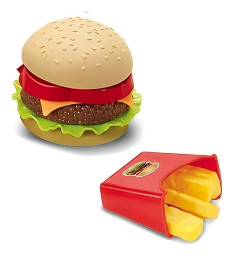 Comida De Juguete Hamburguesas Con Papas Fritas