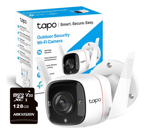 Tapo C310 Cámara De Seguridad Wifi Exteriores 3mp + 128gb