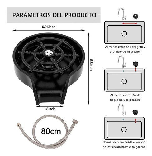 Lavavajillas Compacto Para Vasos Copas Con Enjuague Profundo