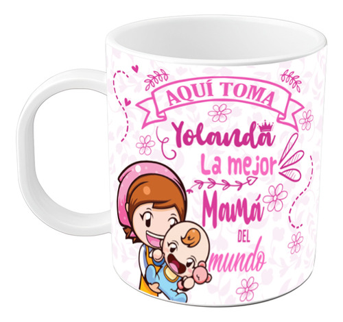 Taza Dia De La Madre La Mejor Madre Del Mundo Plastico