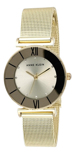 Pulsera De Malla Con Purpurina Para Mujer Watch Anne Klein