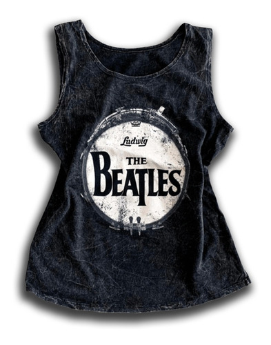 Musculosa The Beatles Bateria Ludwig Nevada Lupe Store