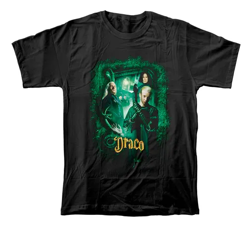 Camiseta Algodón Peinado Adulto De Draco Malfoy Harry Potter