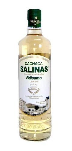 Cachaça Salinas Bálsamo 700ml