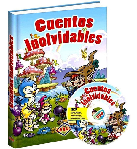 Libro Cuentos Clásicos Infantiles Para Niños + Dvd