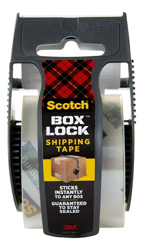 Scotch Cinta De Embalaje De Bloqueo De Caja, 1 Rollo Con Di.