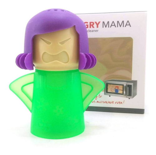 Limpiador De Horno Microondas A Vapor Angry Mama Limpieza