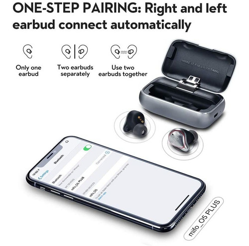 Imagen 4 de 6 de Mifo O5 Plus True Wireless Earbuds Upgrade, Tws Bluetooth 5.