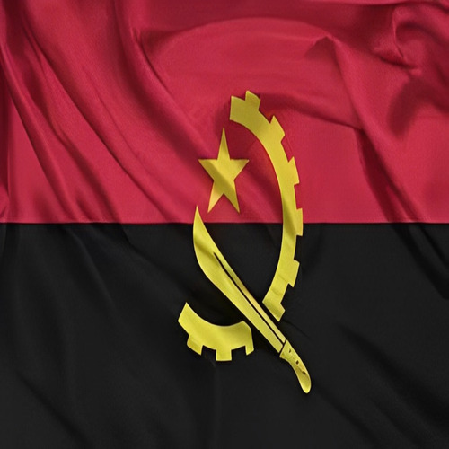 Bandeira Angola 1,5mx90cm Festas Decoração