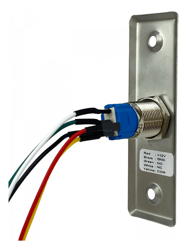 Dahua Boton Pulsador-n/a 91x28mm Placa Metalica Normalmente