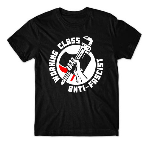 Working Class Antifascista - Camisa 100% Algodão