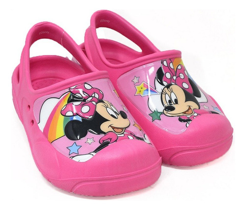 Cholas Para Niño Tipo Crocs Minnie Mouse T: 11/12     