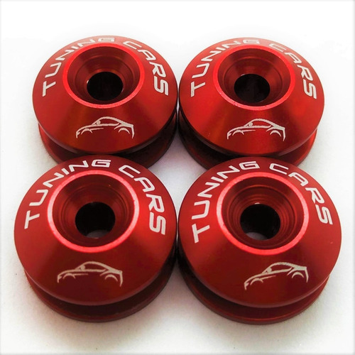 Anilha Trava Para-choque Quick Release Rebaixado Kit 4 Pçs