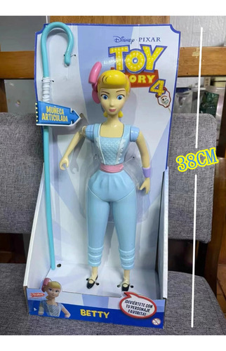 Figura Pelicula Toy Story 5 Betty Bo Beep Vaquero Woody 38cm