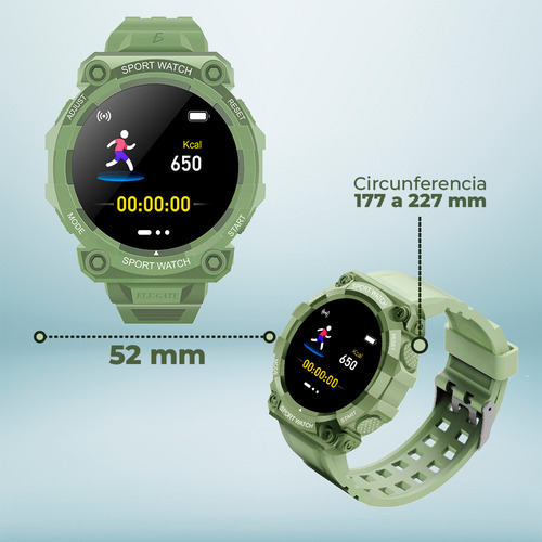 Reloj Ele-gate Fd68 Deportivo Impermeable 1.3 Bluetooth
