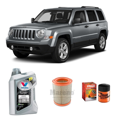 Kit De Filtros Jeep Patriot Y Valvoline 5w20 X5 Litros