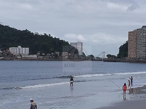 Kitnet Com 1 Dormitório, 1 Wc, 30 M Da Praia. À Venda, 27 M² Por R$ 145.000 - Centro - São Vicente/sp - Kn0283