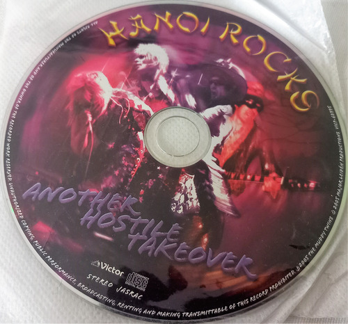 Digipak Hanoi Rocks Another Hostile Takeover 1er Ed Japonesa (Usado)