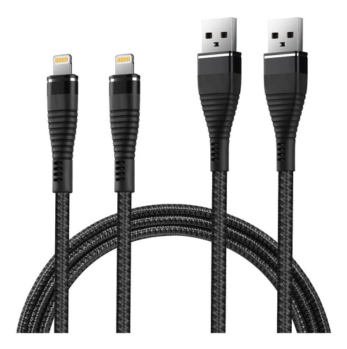 Cable Lightning Certificado Mfi Para iPhone 2 Unidad 6.6