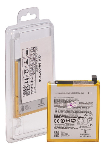 Kit Batr.iia Moto Compatível Com G7 Play / Moto One Je40