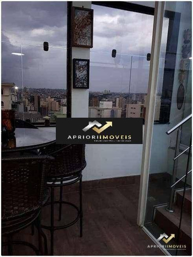 Cobertura Com 4 Dormitórios À Venda, 347 M² Por R$ 2.400.000 - Centro - Santo André/sp - Co0773