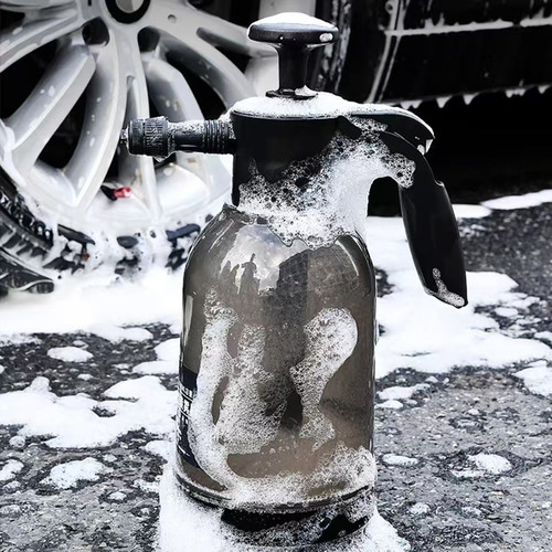 Pulverizador De Espuma Com Bomba Preta Para Lavagem Carros