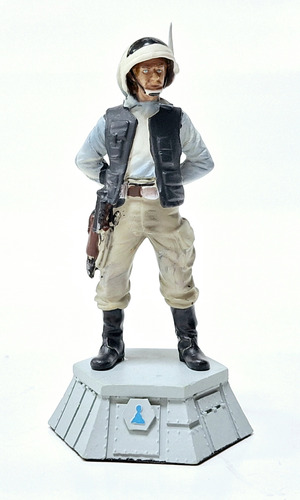 Figura Plomo, Ajedrez Star Wars, Peón Blanco, Rebel Soldier