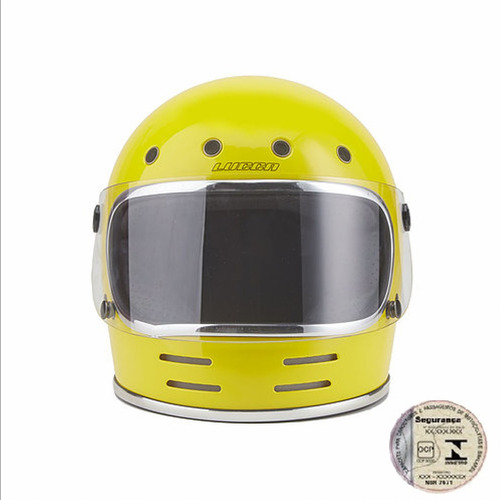 Capacete Lucca Magno V2 Glossy Yellow Inmetro Frete Gratis