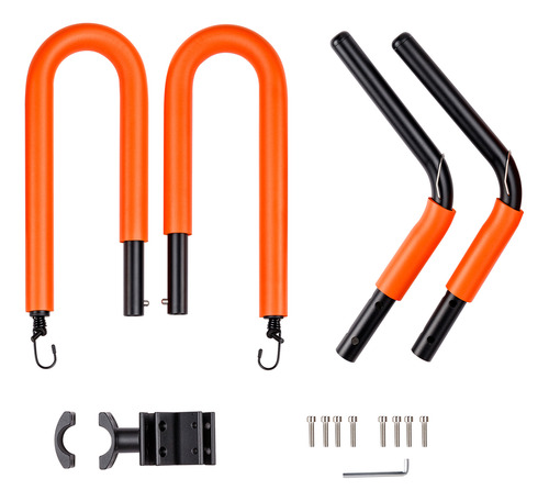 Longboards Hanger Compatibles Con Tablas De Remo (naranjas)