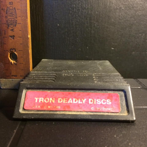 Intellivision Juego Tron Deadly Discs 1982 