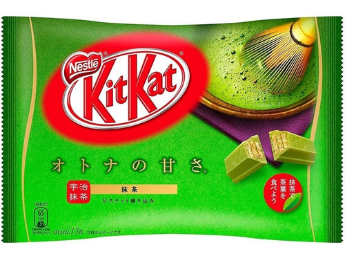 Imagen 1 de 1 de Kit Kat Japones Otona No Amasa Matcha, 135.8g