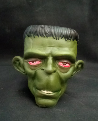 3 Macetas Monstruos- Dracula-frankenstein-hombre Lobo