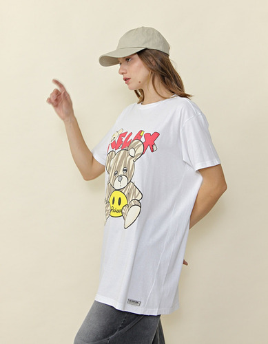 Remera The Rock Moom Oversize Estampada Relax Unisex