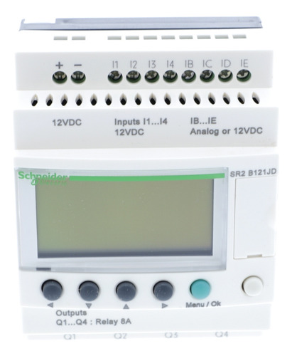 Sr2b121jd Plc Compact Smart Relay, Zelio Logic Sr2 Sr3, 12