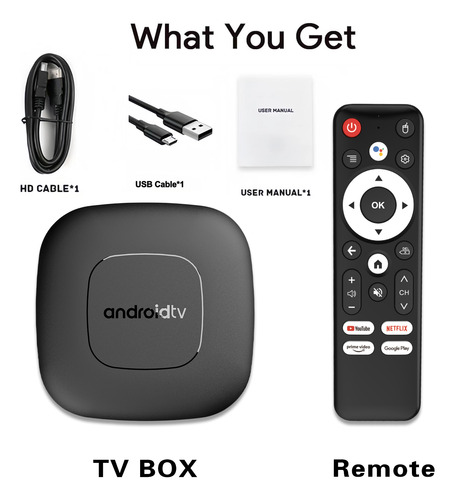 Tv Box Android Tv Bluetooth Control Con Voz
