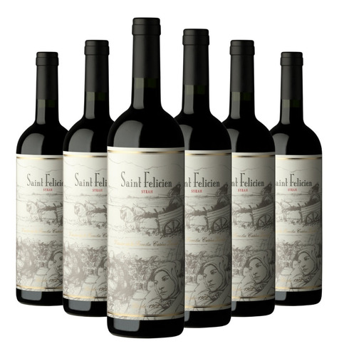 Vino Saint Felicien Syrah 750ml Caja X6 - Catena Zapata