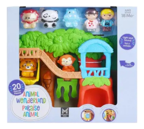 Set De Juego Paraíso Animal Con 20 Pzas