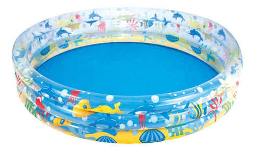 Piscina Infantil Bestway Deep Drive 3 Níveis 480 Litros Pvc