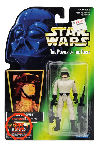 Kenner - Potf - Green Card - Star Wars - At-st Driver