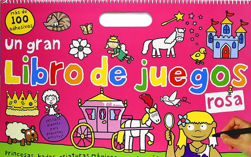 Un Gran Libro De Juegos Rosa, De Vv. Aa.. Editorial La Galera, Tapa Blanda, Edición 1 En Español