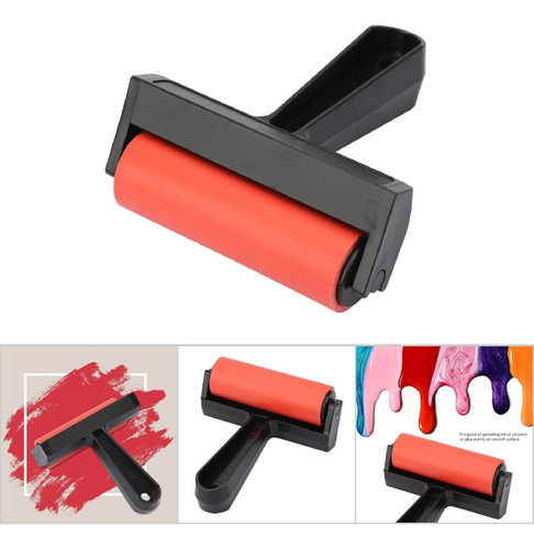 Rubber Brayer Roller Art Ink Painting Printing Roller Sta