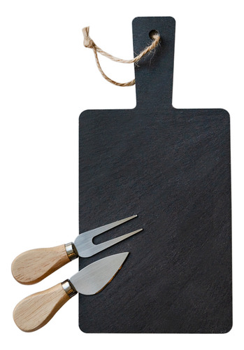 Set Aperitivo Tabla Piedra Pizarra 28x14 Cm Wayu