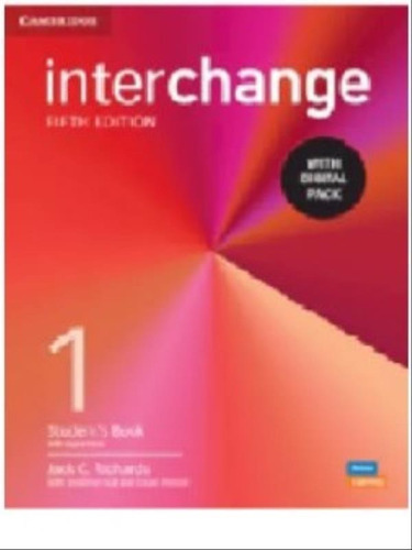 Interchange 1 - Student's Book With Digital Pack - 5th Editi, De Richards, Jack C.. Editora Cambridge University Press Do Brasil, Capa Mole Em Inglês