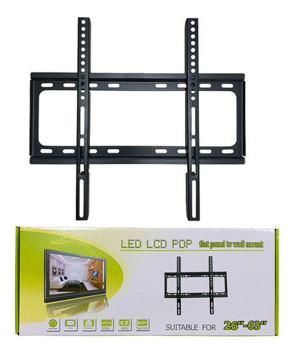 Soporte Fijo Base Tv 26 A 63 Pulgadas Led Pdp 50 Kg Negro